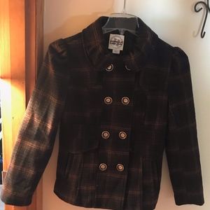Women's light weight plaid jacket